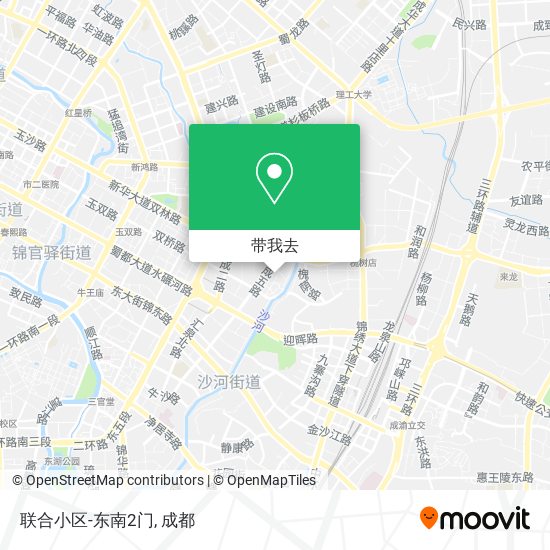 联合小区-东南2门地图