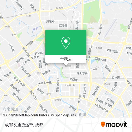 成都发通货运部地图