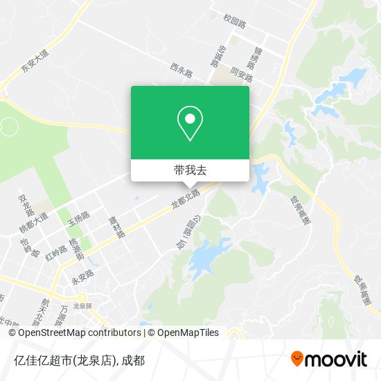 亿佳亿超市(龙泉店)地图