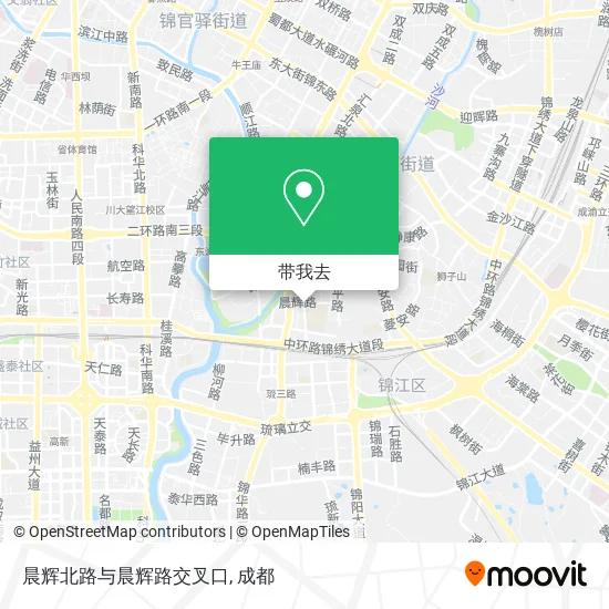 晨辉北路与晨辉路交叉口地图