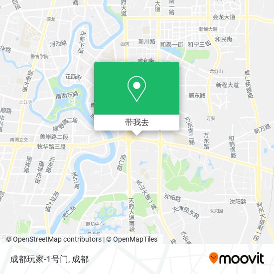 成都玩家-1号门地图