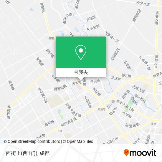 西街上(西1门)地图