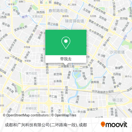 成都和广兴科技有限公司(二环路南一段)地图