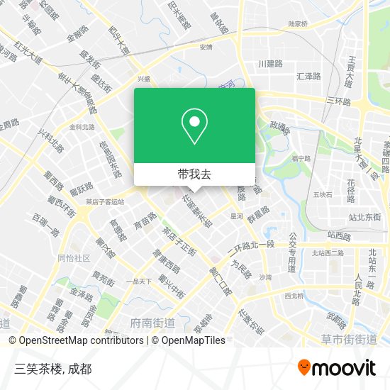 三笑茶楼地图