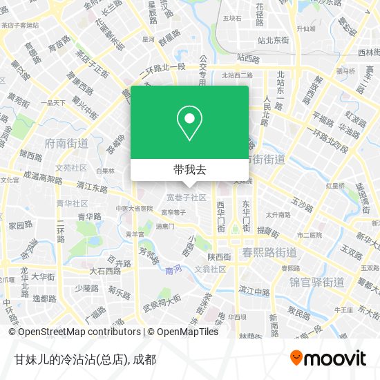 甘妹儿的冷沾沾(总店)地图