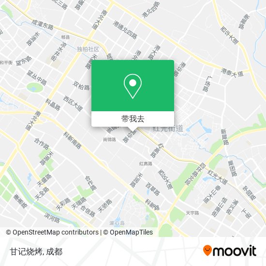 甘记烧烤地图