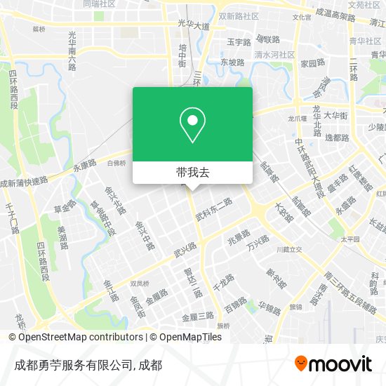 成都勇苧服务有限公司地图