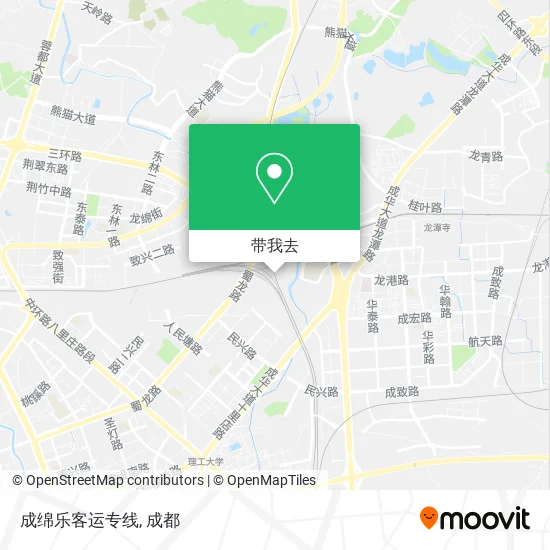 成绵乐客运专线地图