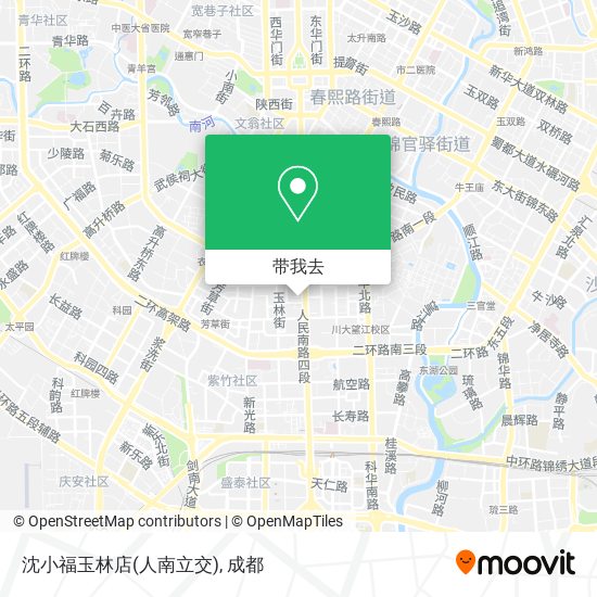 沈小福玉林店(人南立交)地图