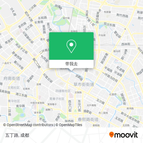 五丁路地图