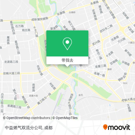 中益燃气双流分公司地图