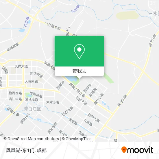 凤凰湖-东1门地图