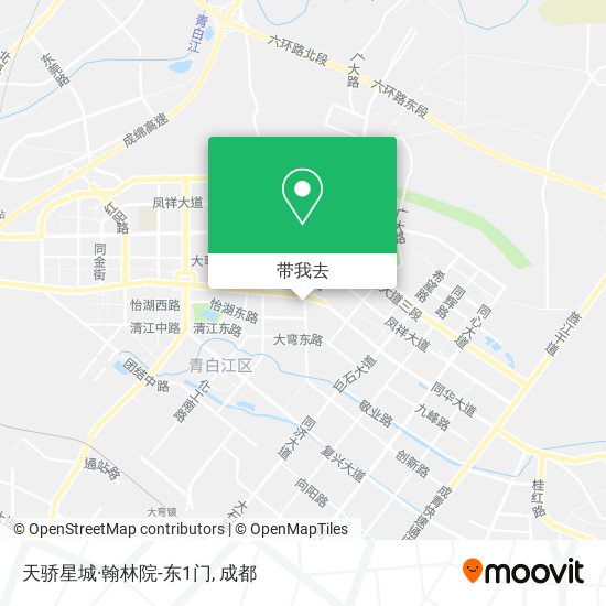 天骄星城·翰林院-东1门地图