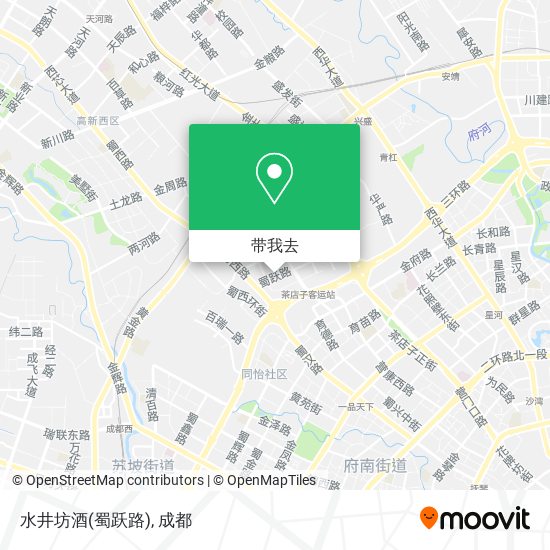 水井坊酒(蜀跃路)地图