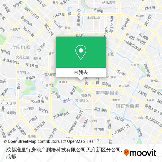 成都准量行房地产测绘科技有限公司天府新区分公司地图