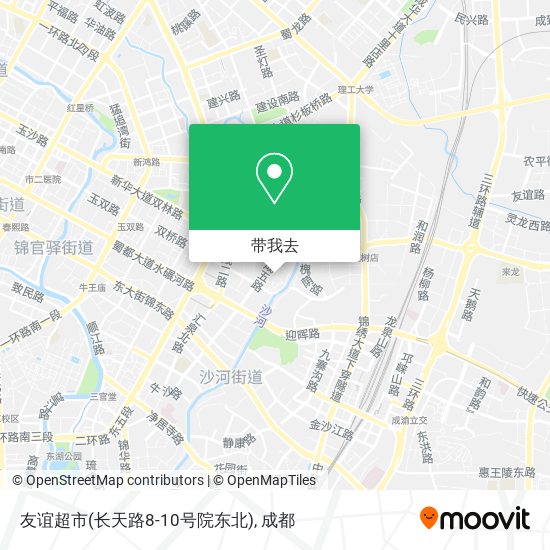 友谊超市(长天路8-10号院东北)地图