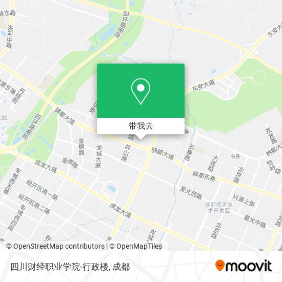 四川财经职业学院-行政楼地图