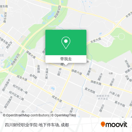 四川财经职业学院-地下停车场地图