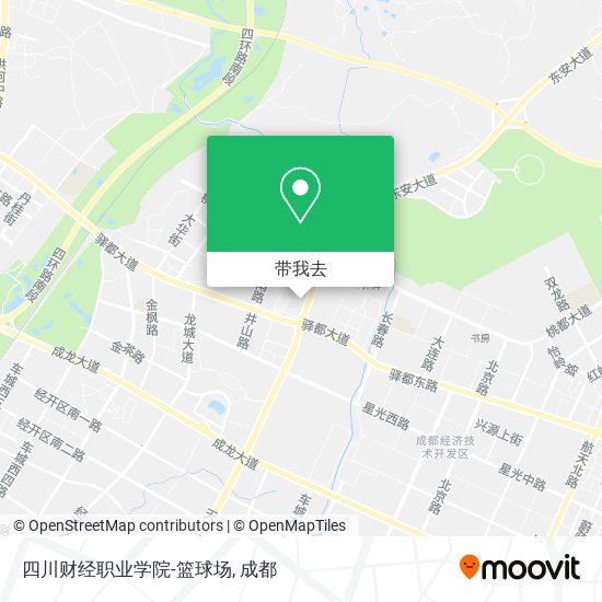 四川财经职业学院-篮球场地图