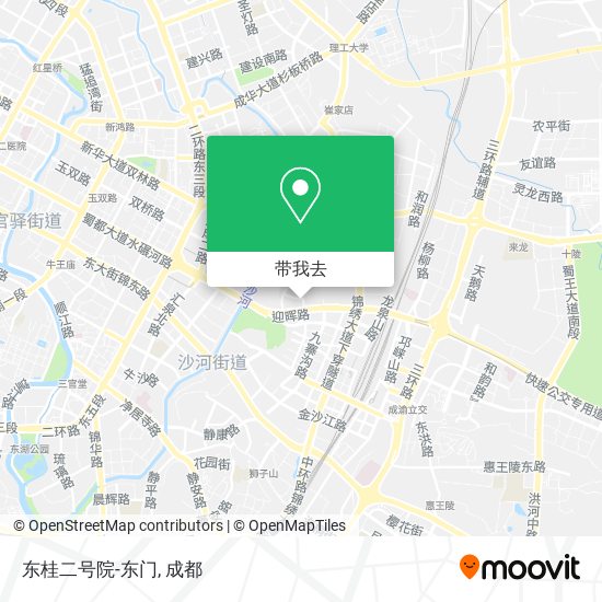 东桂二号院-东门地图
