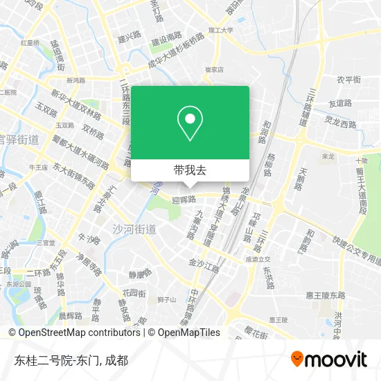 东桂二号院-东门地图
