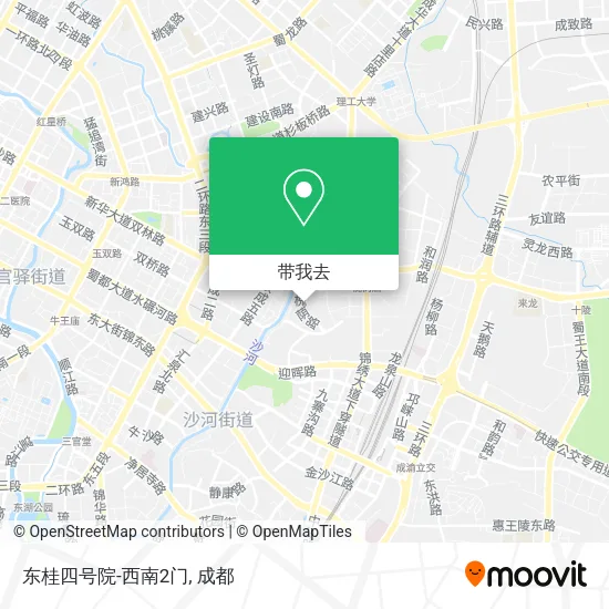 东桂四号院-西南2门地图