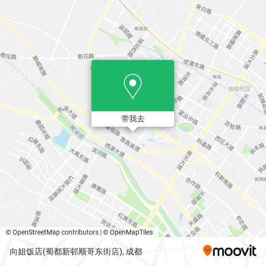 向姐饭店(蜀都新邨顺哥东街店)地图