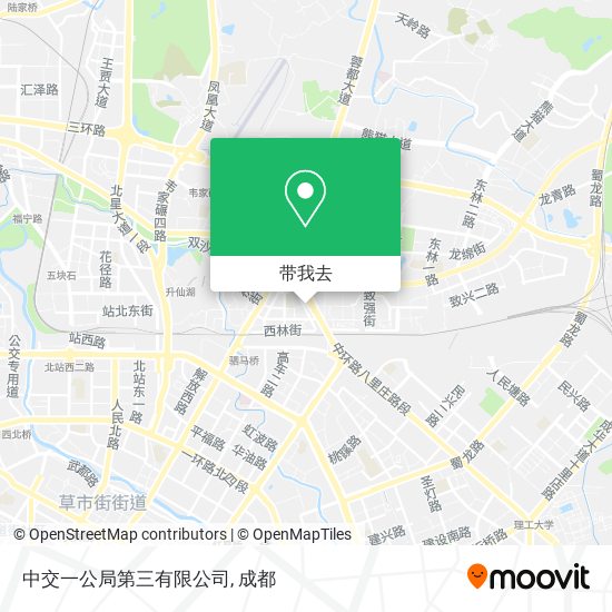 中交一公局第三有限公司地图