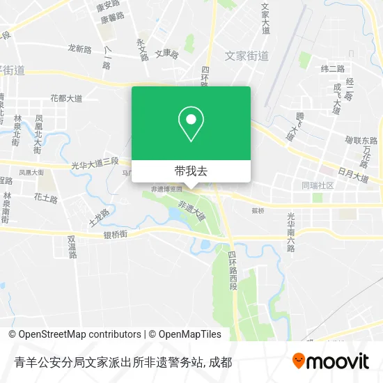 青羊公安分局文家派出所非遗警务站地图