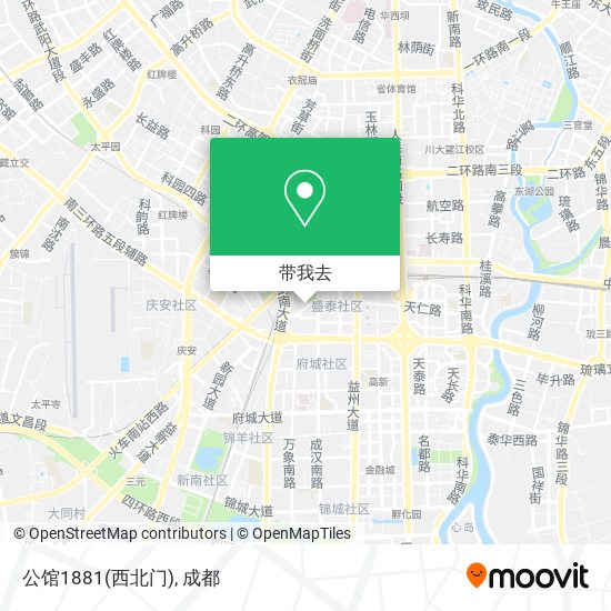 公馆1881(西北门)地图