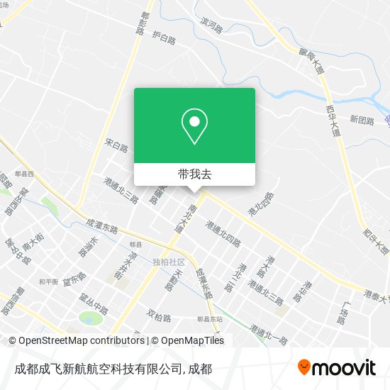 成都成飞新航航空科技有限公司地图