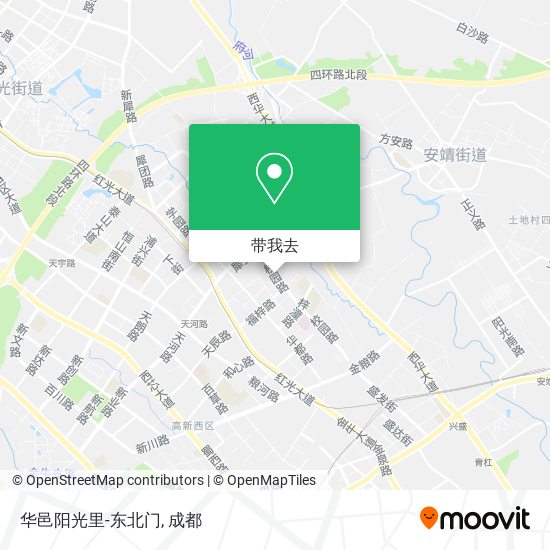 华邑阳光里-东北门地图
