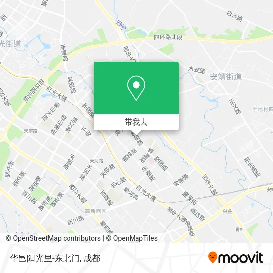 华邑阳光里-东北门地图