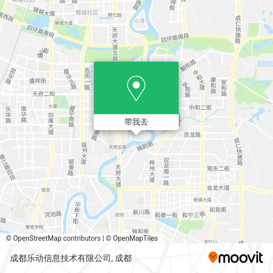 成都乐动信息技术有限公司地图