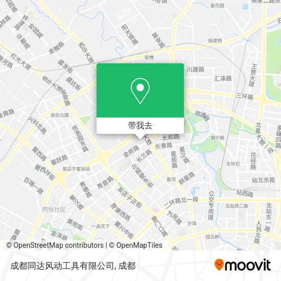 成都同达风动工具有限公司地图
