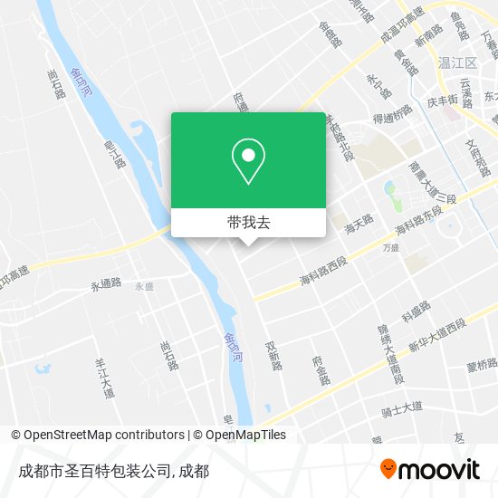 成都市圣百特包装公司地图