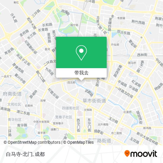白马寺-北门地图