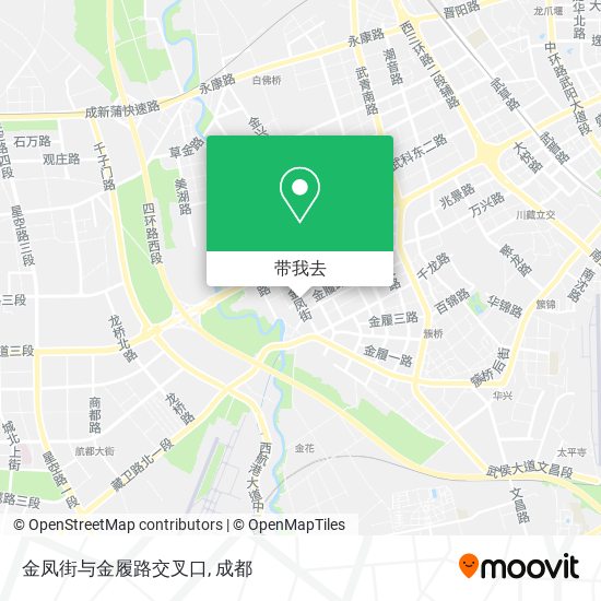 金凤街与金履路交叉口地图