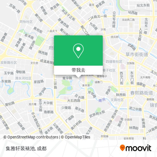 集雅轩装裱池地图
