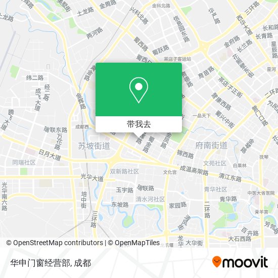 华申门窗经营部地图