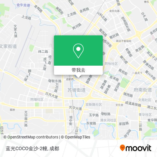 蓝光COCO金沙-2幢地图