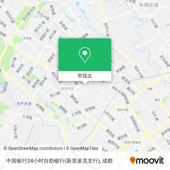 中国银行24小时自助银行(新里派克支行)地图