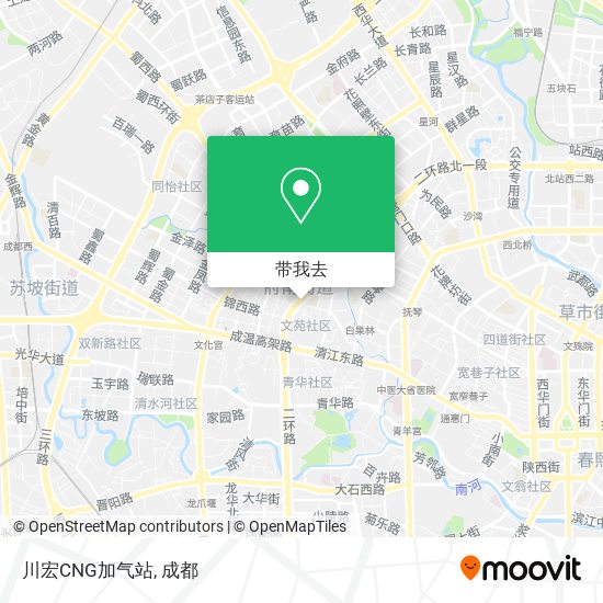 川宏CNG加气站地图