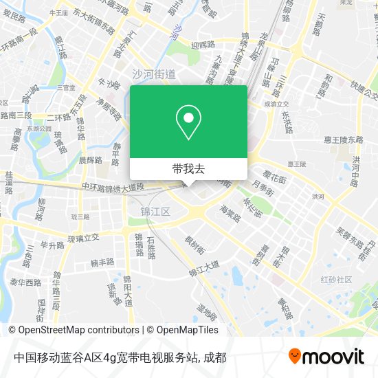 中国移动蓝谷A区4g宽带电视服务站地图