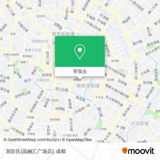 屈臣氏(晶融汇广场店)地图