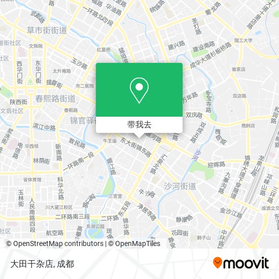 大田干杂店地图