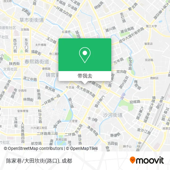 陈家巷/大田坎街(路口)地图