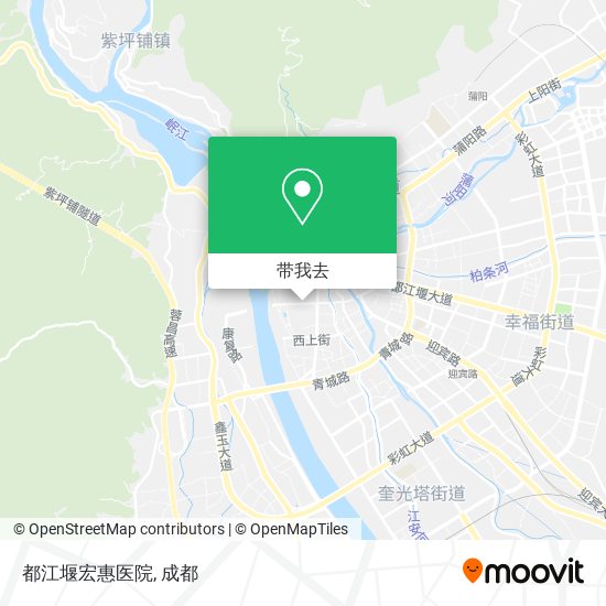 都江堰宏惠医院地图