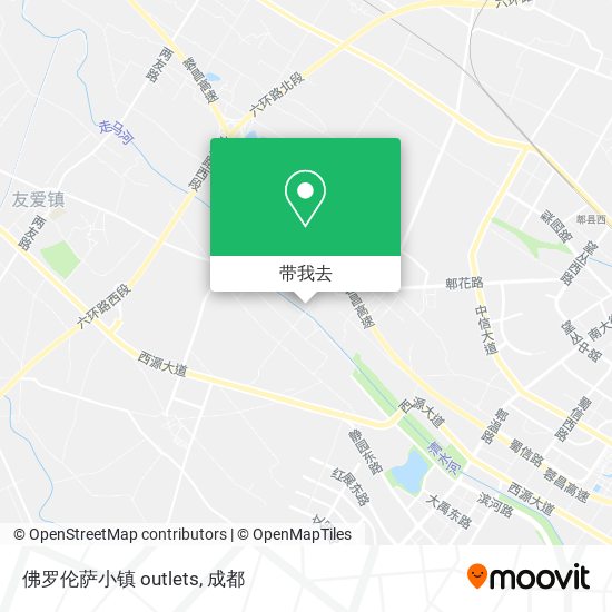 佛罗伦萨小镇 outlets地图