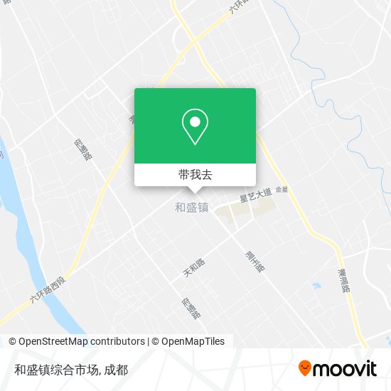 和盛镇综合市场地图